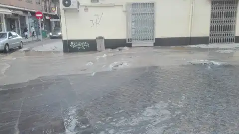 Reventón tubería Ciudad Real