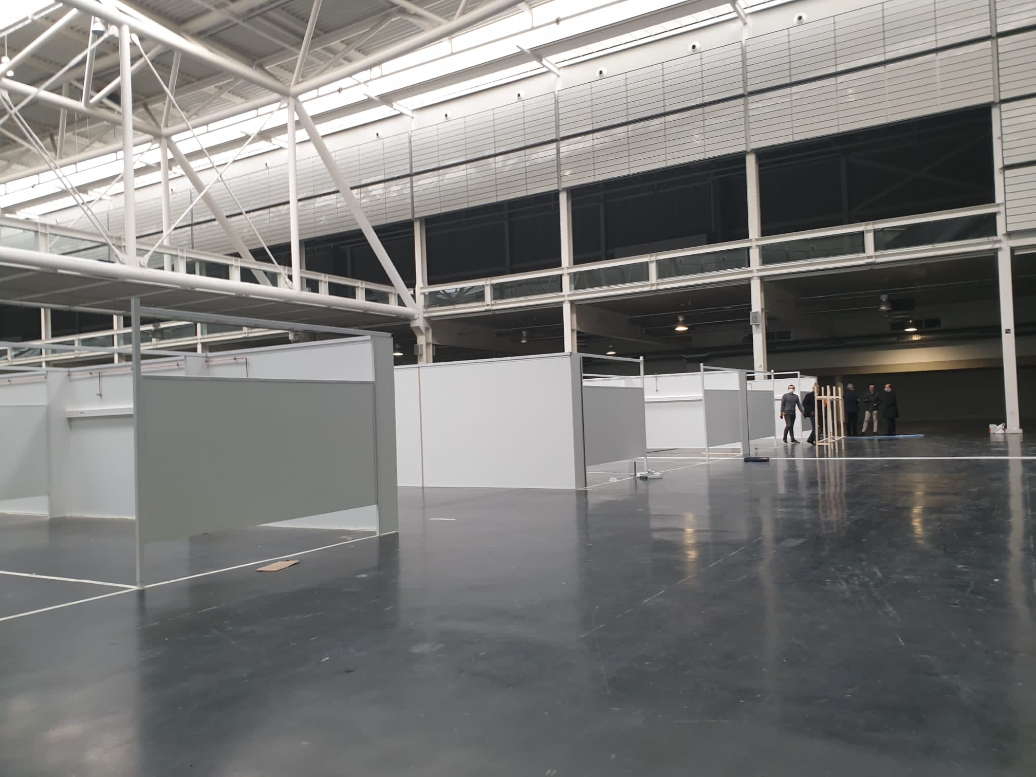 El personal del área sanitaria de A Coruña protesta por la mala gestión en el traslado a ExpoCoruña El personal del área sanitaria de A Coruña protesta por la mala gestión en el traslado a ExpoCoruña