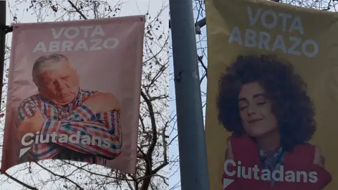 Elecciones catalanas 2021: Carteles electorales de Ciutadans en Cataluña Carteles electorales de Ciutadans