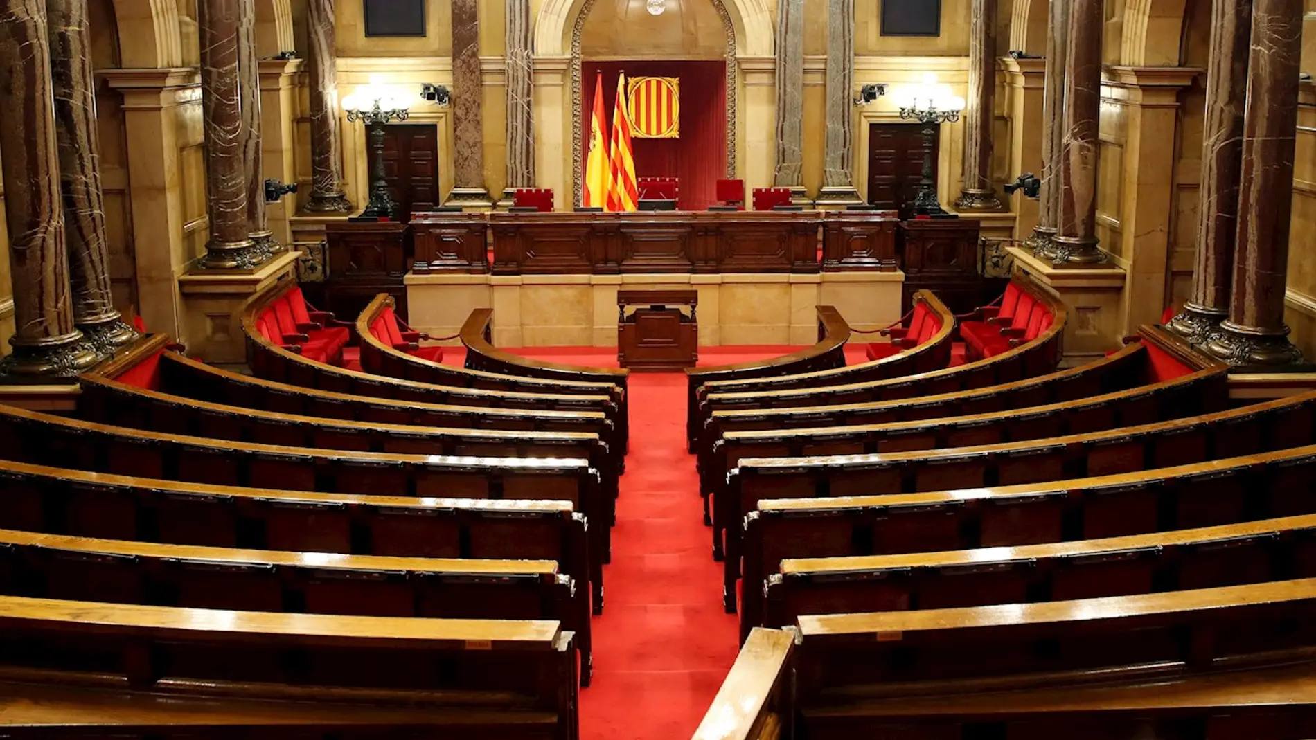 Vista genérica del Parlament catalán