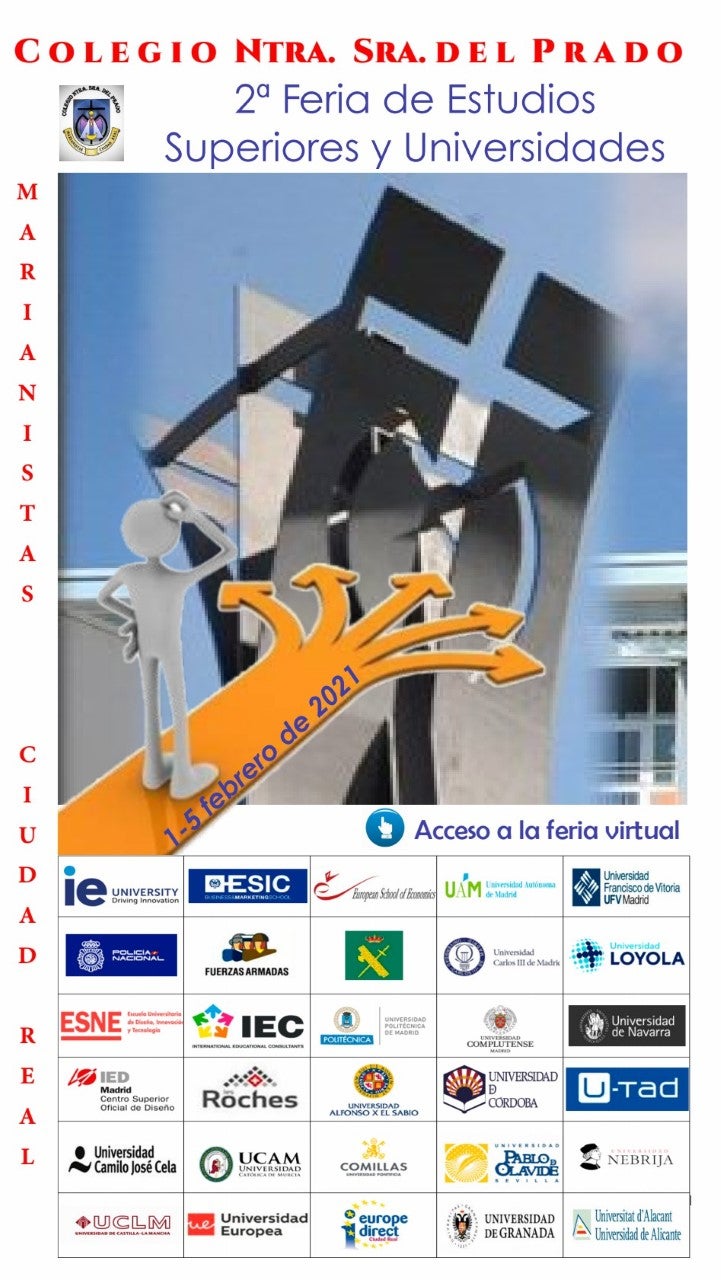 Del 1 al 5 de Febrero se celebra en Ciudad Real la II Feria de Universidades y Estudios Superiores Del 1 al 5 de Febrero se celebra en Ciudad Real la II Feria de Universidades y Estudios Superiores
