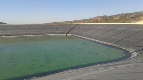 Embalse del trasvase Júcar-Vinalopó.