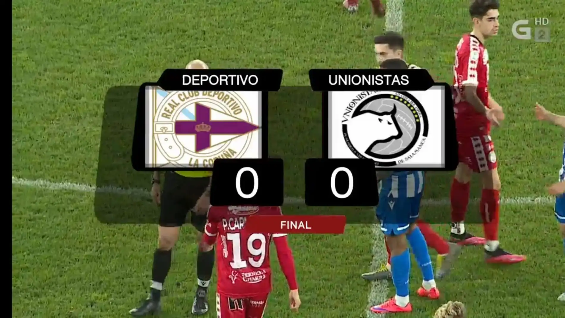 Audiencia TVG2 Deportivo 0-Unionistas 0