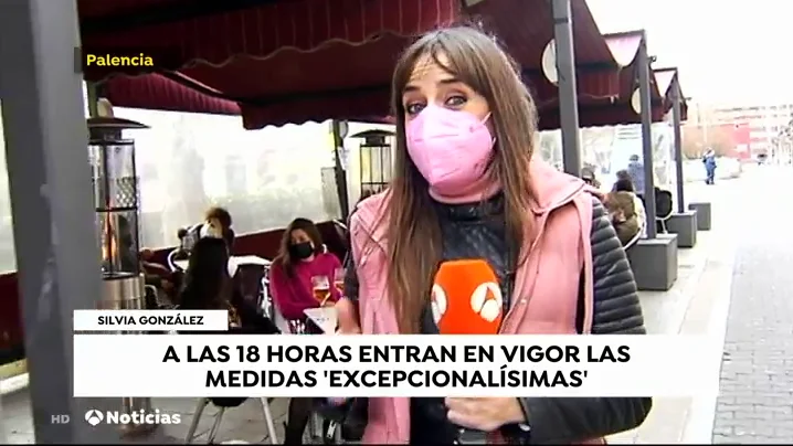 VÍDEO: Las nuevas medidas restrictivas en Palencia protagonistas en los informativos de Antena 3 Noticias VÍDEO: Las nuevas medidas restrictivas en Palencia protagonistas en los informativos de Antena 3 Noticias