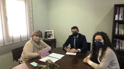 Reuni&oacute;n delegada con el alcalde