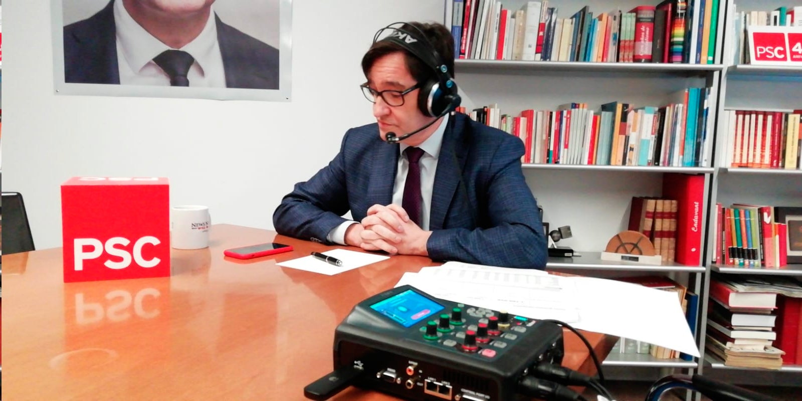 Salvador Illa: "Si ganan los independentistas, Cataluña seguirá en un viaje hacia ninguna parte" Salvador Illa: "Si ganan los independentistas, Cataluña seguirá en un viaje hacia ninguna parte"