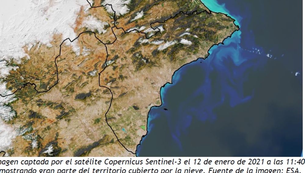 Algunas zonas de la provincia, nevadas