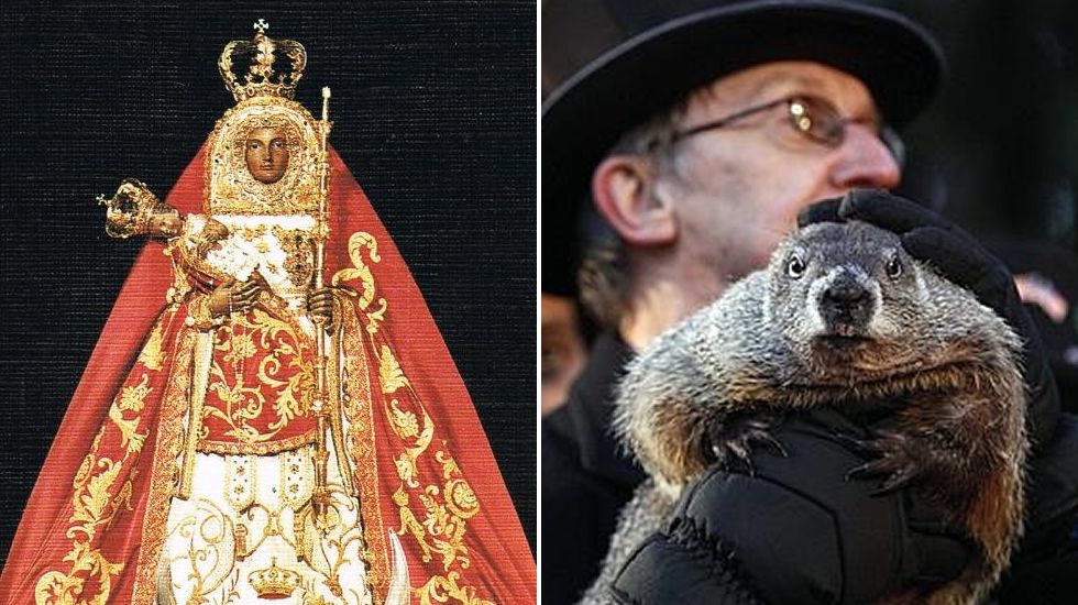Si por la candelaria plora, el invierno fora. Y si no plora, ni dentro ni fora Si por la candelaria plora, el invierno fora. Y si no plora, ni dentro ni fora