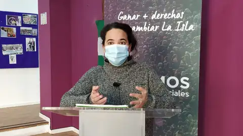 Ana Rojas, portavoz de Podemos en San Fernando Ana Rojas, portavoz de Podemos en San Fernando