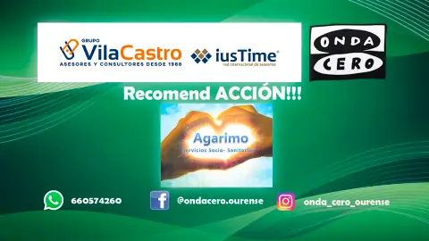 Recomend ACCIÓN!!! con Agarimo A nosa recomendación lévanos a Agarimos Servicios Socio Sanitarios