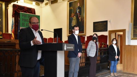 Ferm&iacute;n Crespo en la lectura del Manifiesto 2021