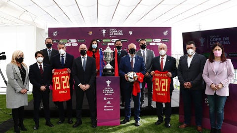 Presentación en Málaga de la Copa de la Reina