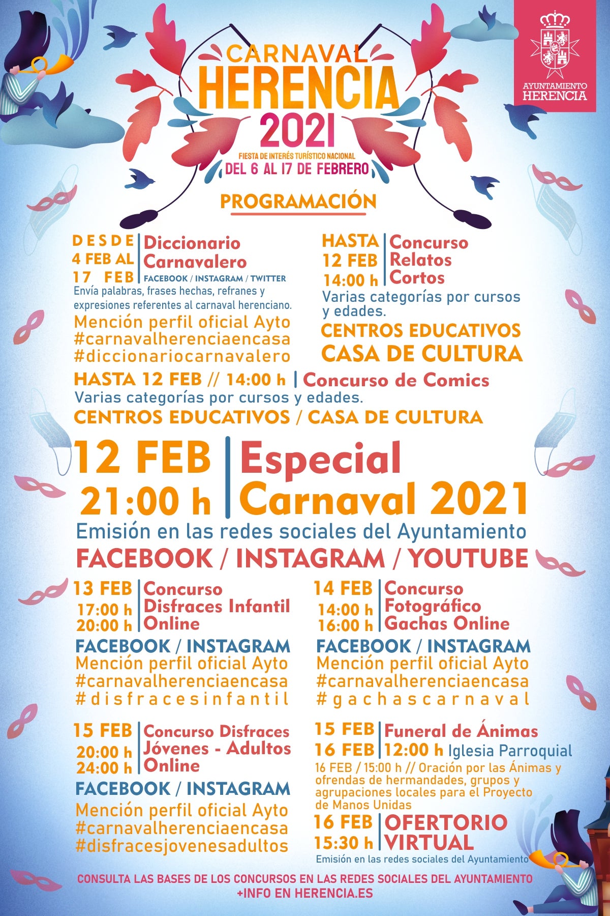 La alternativa para el carnaval herenciano marcado por las restricciones sanitarias La alternativa para el carnaval herenciano marcado por las restricciones sanitarias