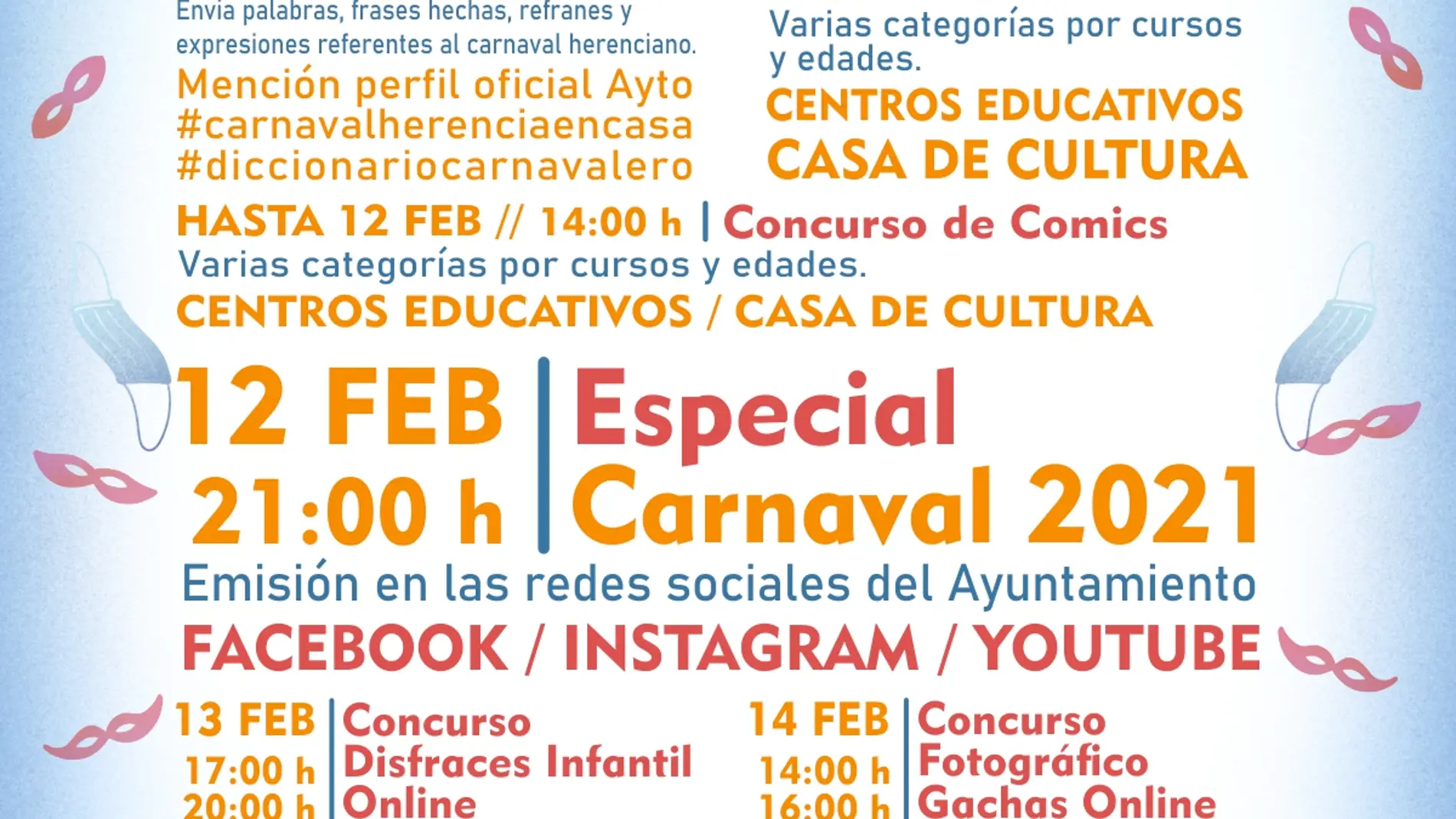 La alternativa para el carnaval herenciano marcado por las restricciones sanitarias