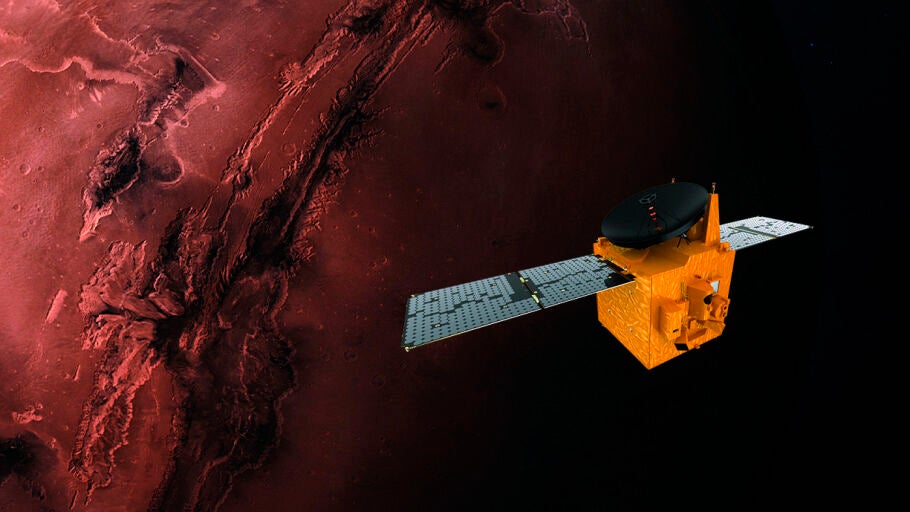 La sonda arabe Hope consigue entrar en la &oacute;rbita de Marte