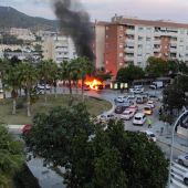 La Policía Local detiene al conductor del coche que ardió ayer en La Virreina