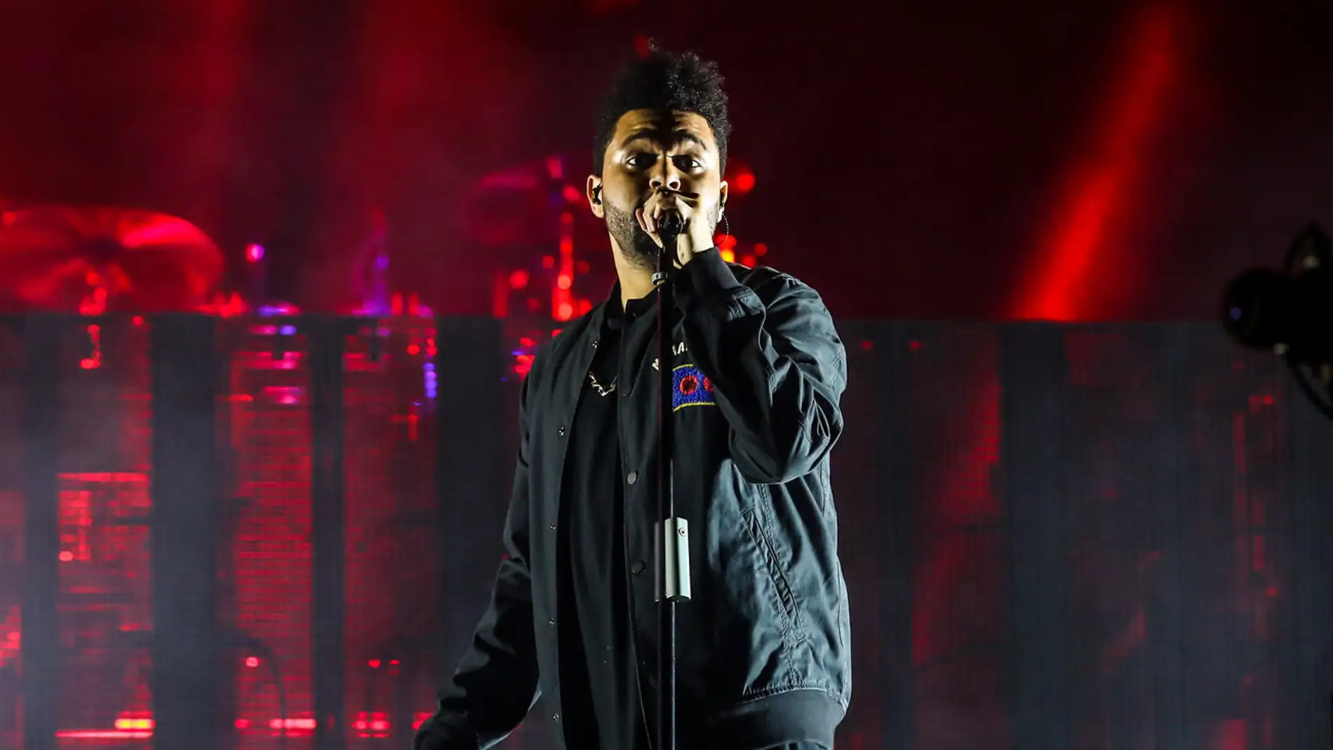 The Weeknd, durante una de sus últimas actuaciones.