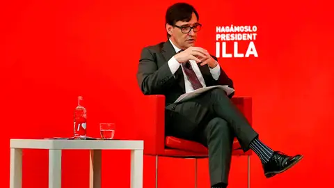 El candidato del PSC, Salvador Illa El candidato del PSC, Salvador Illa