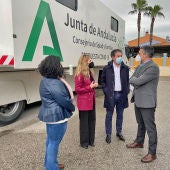 Ana Mestre, hoy en Rota junto al alcalde Javier Ruiz Arana