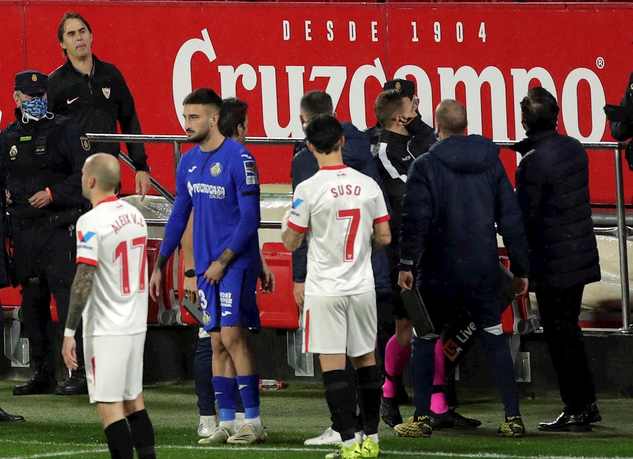 El tremendo enfado de Bordalás con Lopetegui: "Me he sentido maltratado" El tremendo enfado de Bordalás con Lopetegui: "Me he sentido maltratado"