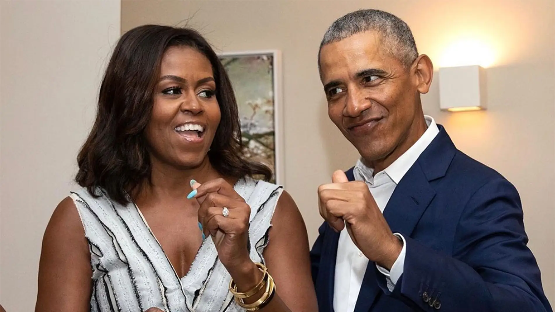 Michelle Obama, exprimera dama de Estados Unidos, y Barack Obama, expresidente, en una imagen de archivo