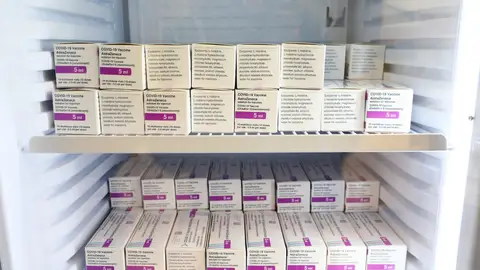 Las dosis de AstraZeneca están ya en el hospital Clínico de Zaragoza Las dosis de AstraZeneca están ya en el hospital Clínico de Zaragoza