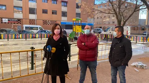 Obras parquecito calle Emilia Pardo Bazán Obras parquecito calle Emilia Pardo Bazán