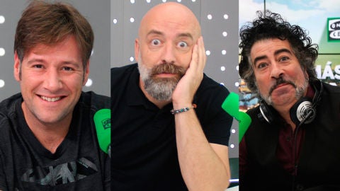 Carlos Latre, Goyo Jim&eacute;nez y Agust&iacute;n Jim&eacute;nez