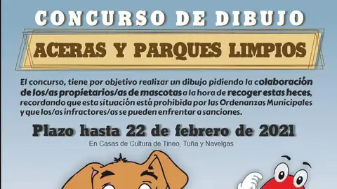 Concurso de dibujo para concienciar sobre la recogida de excrementos de mascotas Concurso de dibujo para concienciar sobre la recogida de excrementos de mascotas