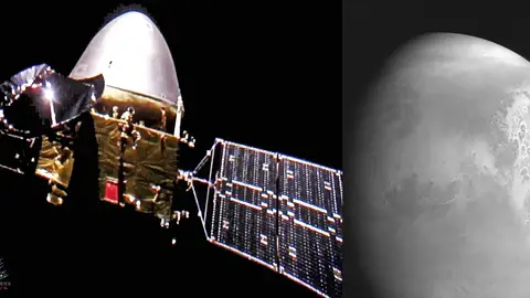 La nave china Tianwen 1 se prepara para entrar en la orbita de Marte La nave china Tianwen 1 se prepara para entrar en la orbita de Marte