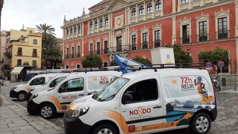 Nueva flota de vehículos eléctricos del servicio 072