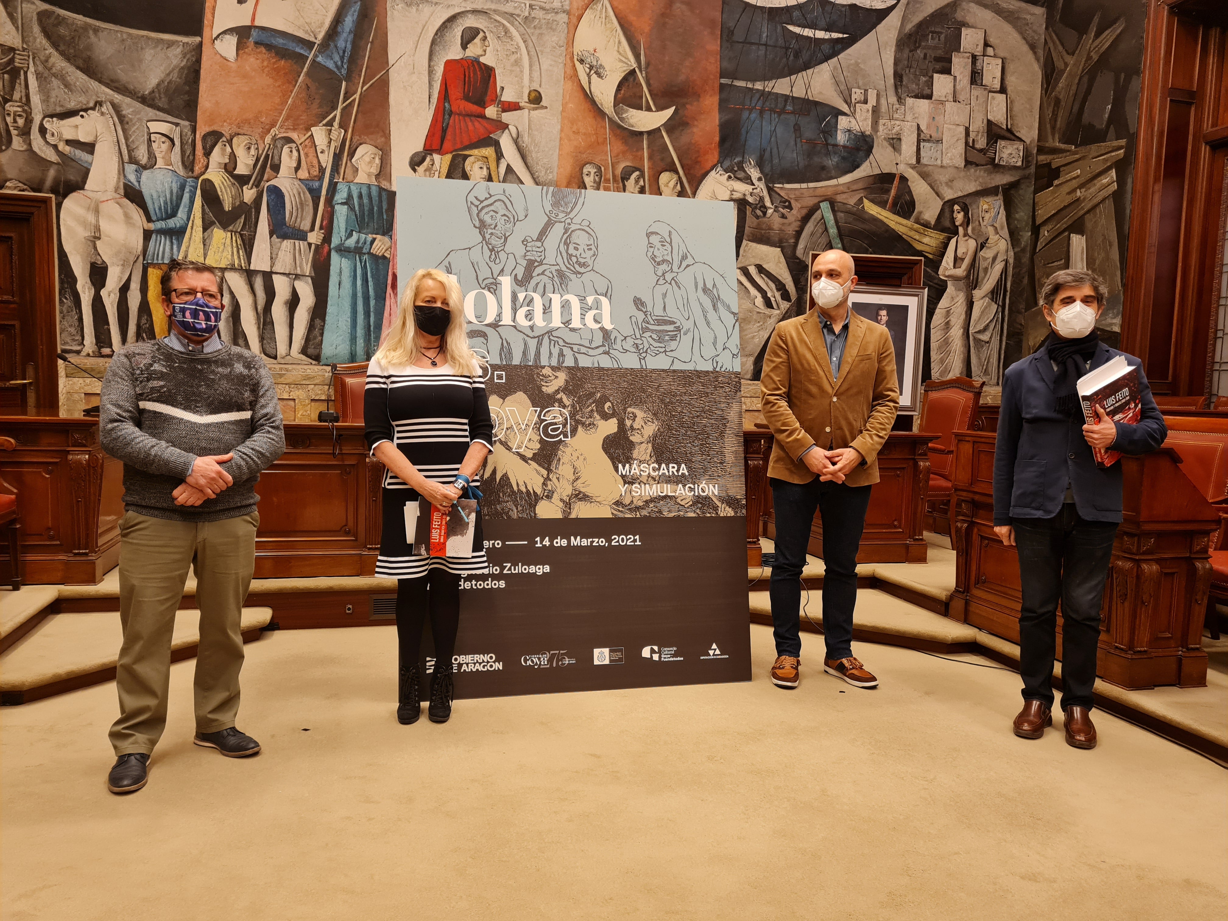 Fuendetodos inaugura la muestra "Solana vs Goya" Fuendetodos inaugura la muestra "Solana vs Goya"