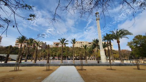 Vista general de la plaza de La Viña Vista general de la plaza de La Viña