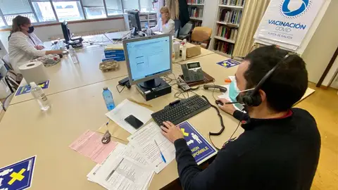 Centro operativo de chamadas para vacinación do covid en Pontevedra Onda Cero Pontevedra