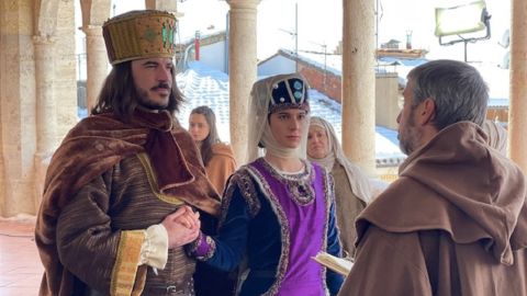 Boda de Pedro Azagra con Isabel de Segura