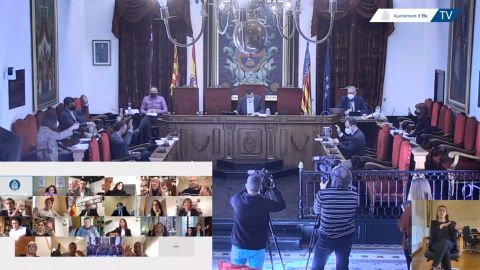 Pleno del Ayuntamiento de Elche.