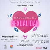 Ya se encuentra abierto el plazo de inscripción de ambos talleres por franjas de edad de 12 a 16 años y de 17 a 21 años 