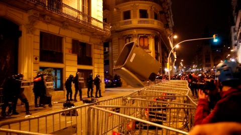 Disturbios en Barcelona 
