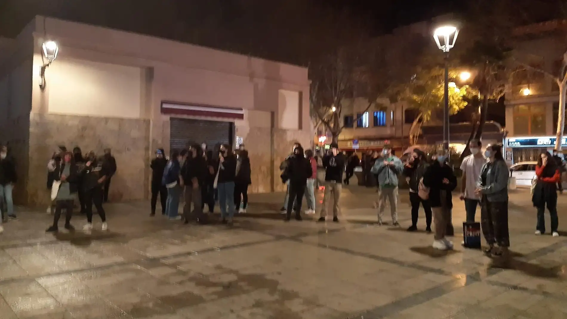 Unas 150 personas se manifiestan en Palma para exigir la "libertad" de Pablo Hasél