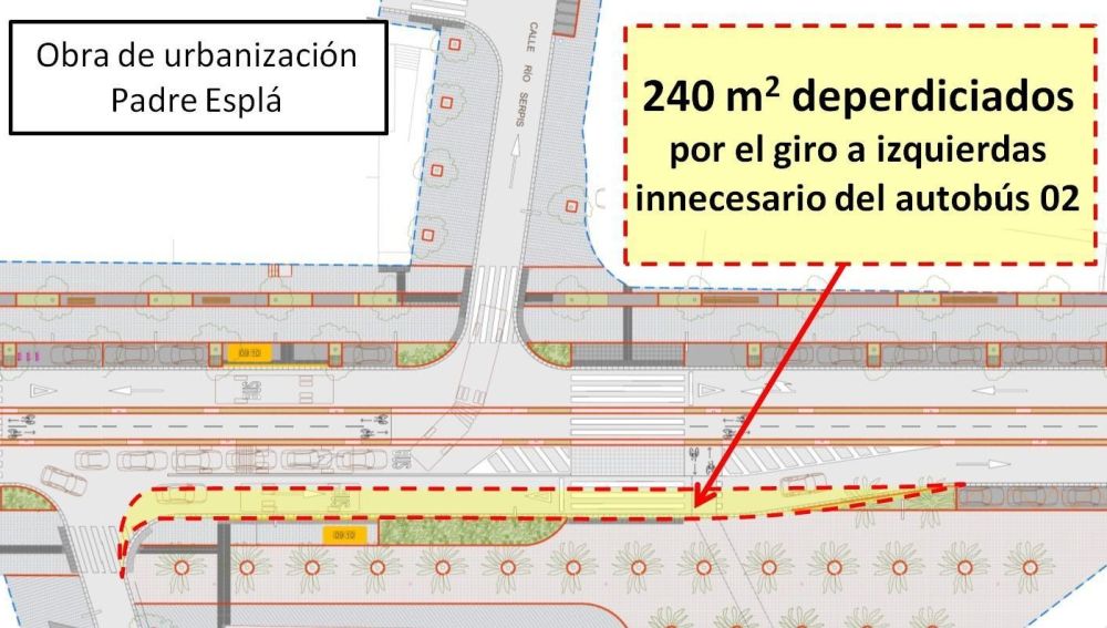 Los vecinos eran contrarios al carril bus
