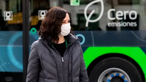 Isabel Díaz Ayuso presenta los autobuses de hidrógeno Isabel Díaz Ayuso presenta los autobuses de hidrógeno