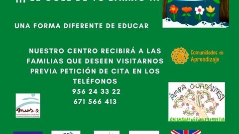 Uno de los colegios que apoyan en esta campaña Uno de los colegios que apoyan en esta campaña