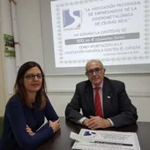 Félix Peinado cuando era el presidente de la AECC de Ciudad Real Félix Peinado cuando era el presidente de la AECC de Ciudad Real