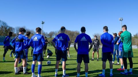 Entrenamiento de Real Oviedo