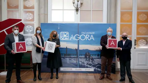 Carmela Silva y Cesareo Mosquera - Facultade Ágora Diputación de Pontevedra