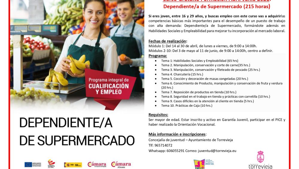 El curso está dirigido a jóvenes de 16 a 29 años que no estén estudiando ni trabajando, y es totalmente gratuito El curso está dirigido a jóvenes de 16 a 29 años que no estén estudiando ni trabajando, y es totalmente gratuito