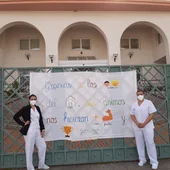 Raquel y Virginia, auxiliares de AFA Vitae Raquel y Virginia, auxiliares de AFA Vitae