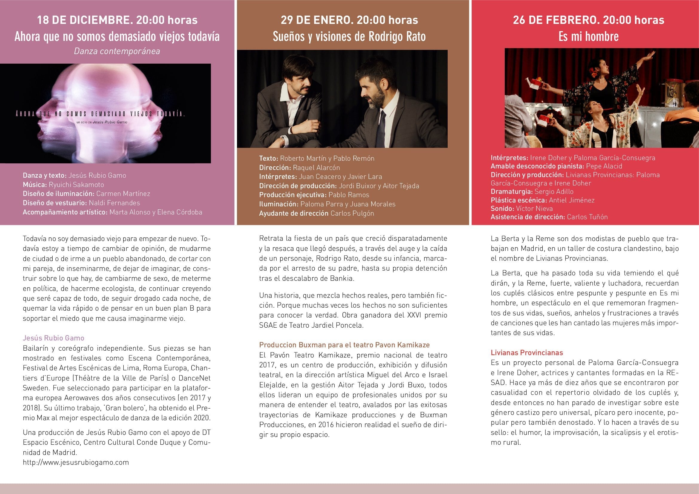 Obra ‘Es mi hombre’ del Taller Municipal de Teatro Obra ‘Es mi hombre’ del Taller Municipal de Teatro