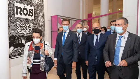 Feijóo destaca a importancia de Ourense no legado cultural e intelectual da Xeración NÓS Visita de Nuñez Feijoo a Ourense