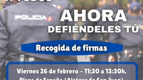 Campa&ntilde;a apoyo a polic&iacute;a